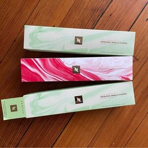 Nespresso Vertuo Pods | Strawberry White Chocolate & Pistachio 3 boxes 28 pods
